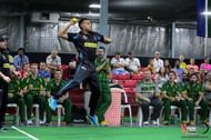 Victor Davies of New Zealand at the 2017 Indoor Cricket World Cup (Image Courtesy: Powershots Photography)